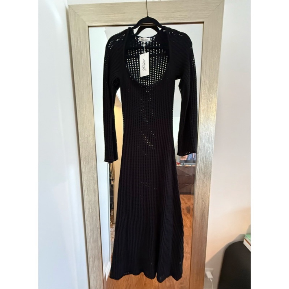 NWT Black Knit Cover Up